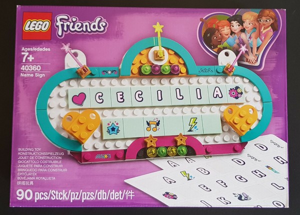 Lego® Friends™ (40360) Friends Namensschild Inkl.0,00€ Versand Neu & Ovp-image
