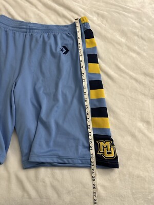 Marquette Men's Basketball Shorts Large Converse Golden