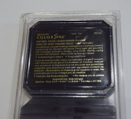 REVLON COLOR STYLE - Pecan - Creme Powder Make Up Bronzer NOS Discontinued RARE - Picture 9 of 9