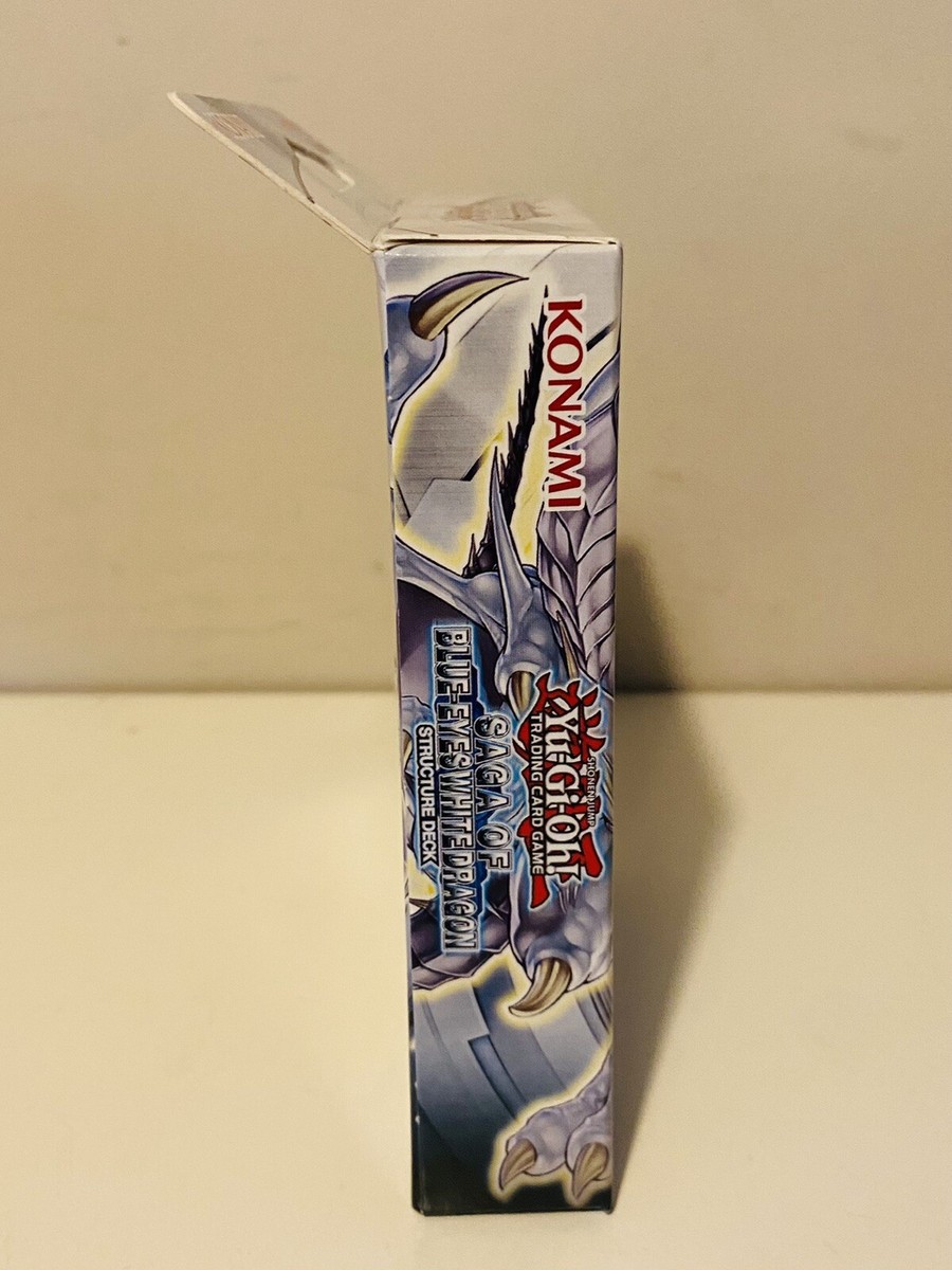 yugioh structure deck saga of blue eyes white dragon sealed yu-gi-oh saga of blue-eyes white dragon structure deck trading card game  sealed