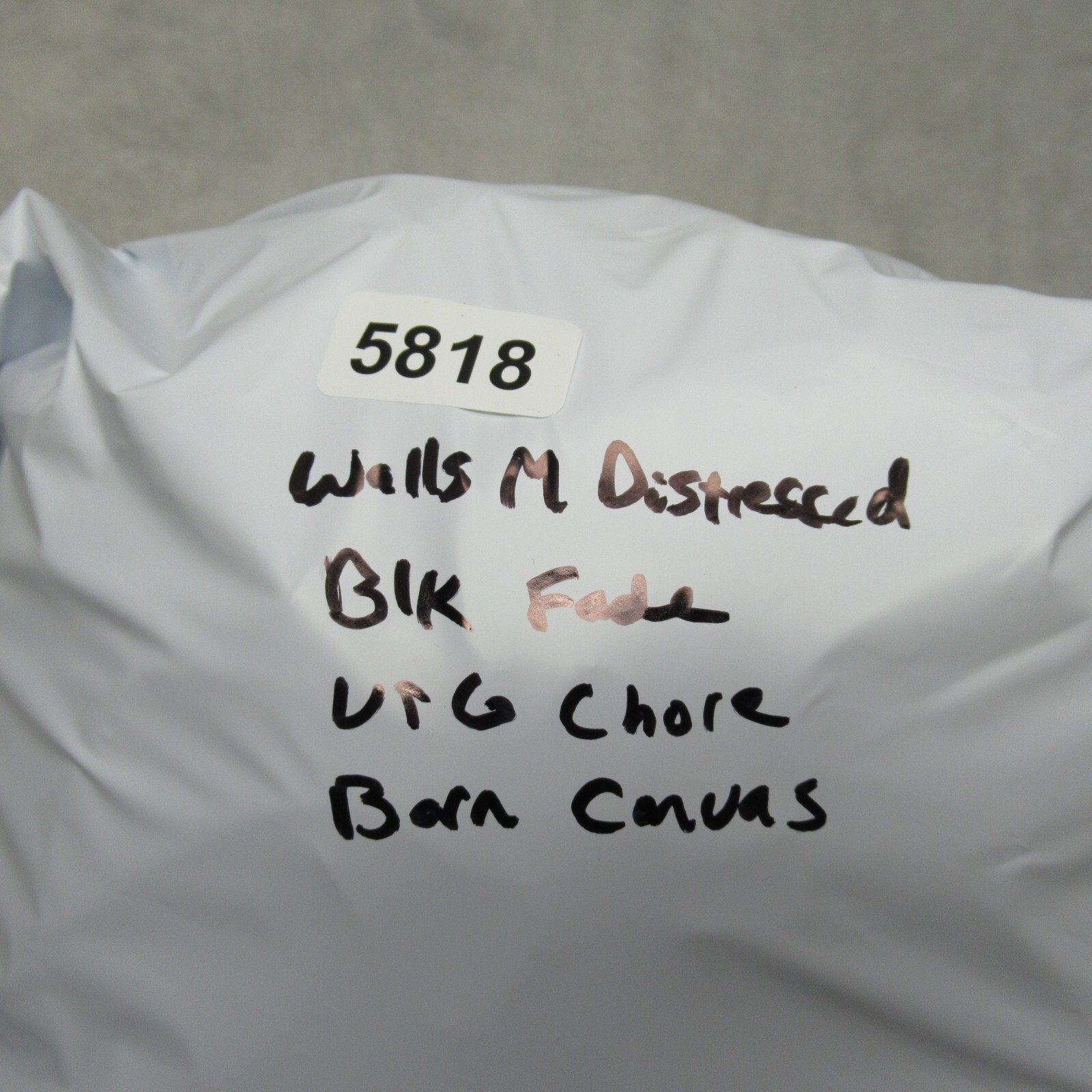 Walls Work Jacket Mens XXL Black Duck Rugged Canvas Chore Barn Full Zip Distress