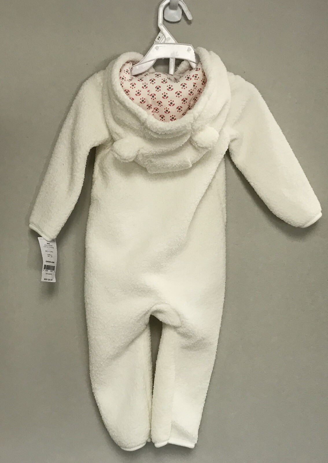 carters clothing size