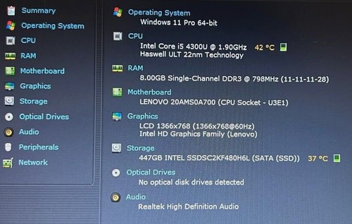 Lenovo ThinkPad x240 Core i5 Windows 11 Pro-24H2 500GB SSD Drive 8gb RAM laptop$ - Picture 11 of 16