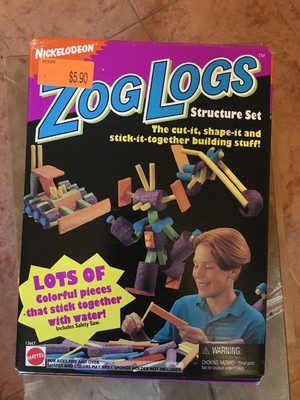 New ZOG LOGS NICKELODEON STRUCTURE SET 1995 BUILDING CRAFT SET 74299136672 | eBay
