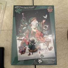 Master Pieces And Nature Sings 1000 Piece Jigsaw Puzzle Santa Claus St Nick