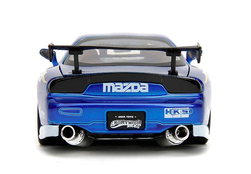 ,JADA TOYS, MAZDA RX-7 con figura de CHUN-LI Azul 1993 STREET FIGHTER, 1/24, ... - Imagen 5 de 8