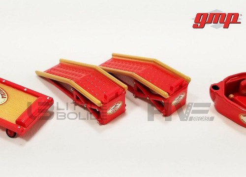 GMP 1/18 - ACCESSORI NEGOZIO SET ATTREZZI 2 - NOCCHE BUSTED GARAGE 18964 - Foto 4 di 7