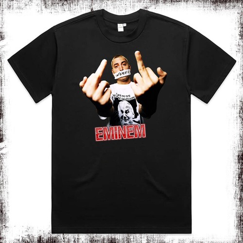 Eminem T Shirt Classic and Oversized Fit XS - US 7XL Retro Rock Music Tee - Picture 12 of 13