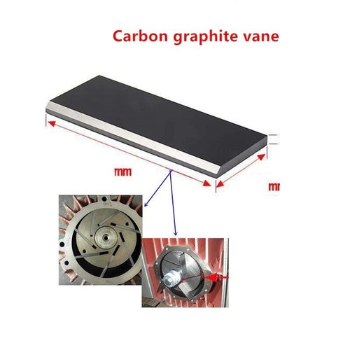 Carbon Vane 90135200007 WN124-161 for Becker Pump DT/T/VT3.40/4.40T3.41DSK 7 pcs - Picture 4 of 11