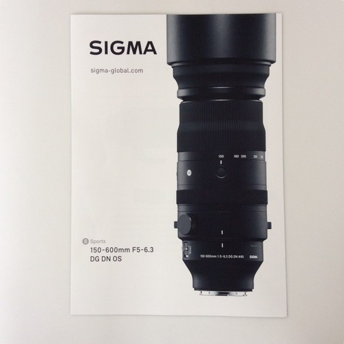 SIGMA Lens I series F2 DG DN F5-6.3OS Japanese Brochure Published in August 2021 - Picture 11 of 12