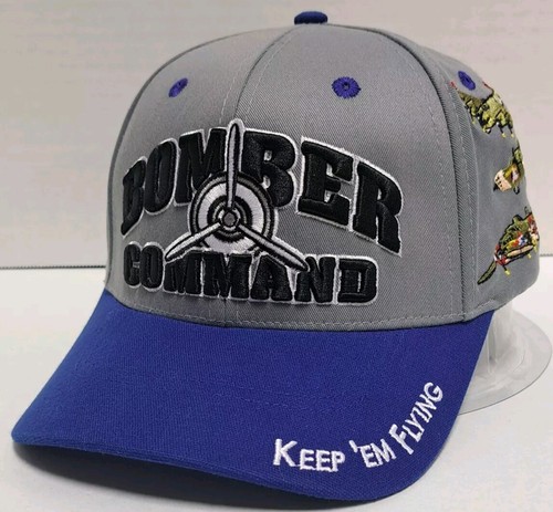 Luftwaffe Gedenk Strapback Mütze bestickt Flugzeuge Kappe Bomber Kommando USA