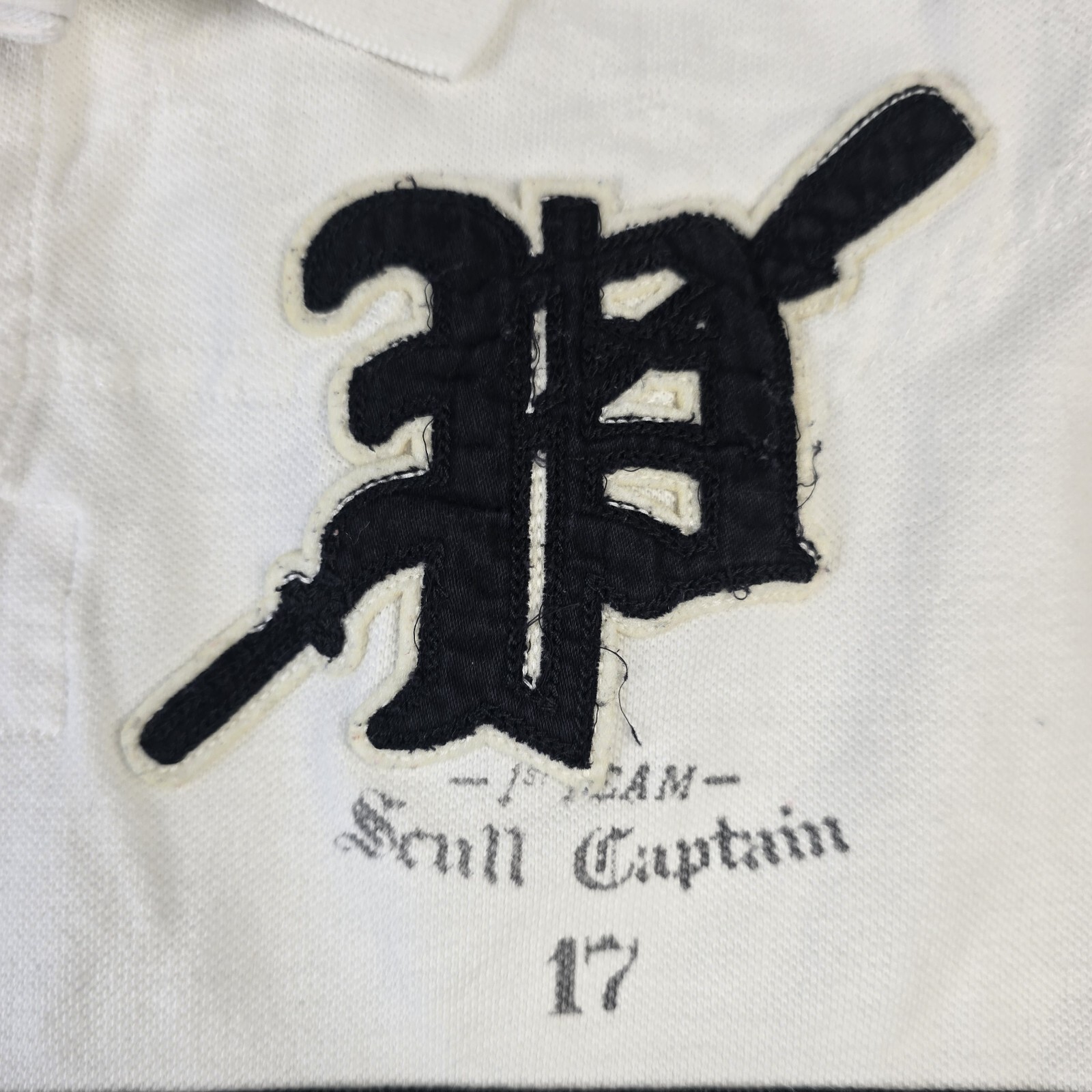 FILA Polo Ralph Lauren Skull Captain Rowing club polo taglia XXL vestibilità personalizzata