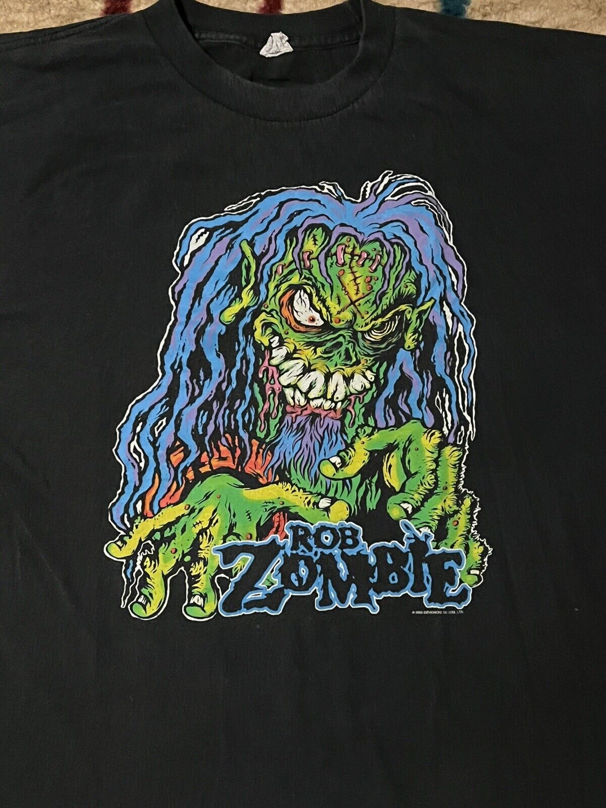 Vintage 2005 Rob Zombie Demonoid Graphic T Shirt … - image 2