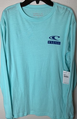 New Boy’s Large -12 O’Neill  Graphic Long Sleeve Blue T-Shirt Youth Kids - Picture 6 of 6