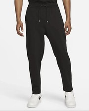 Nike Sportswear Lightweight Open Hem Trousers Black Mens Size Small S DM6591-010