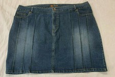 ROUTE 66 STRETCH WOMENS JEANS SKIRT SIZE 24W
