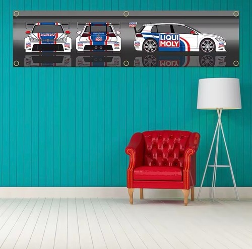 Liqui Moly Motor Oils Banner Flag Flag Merch Workshop New - Picture 8 of 8