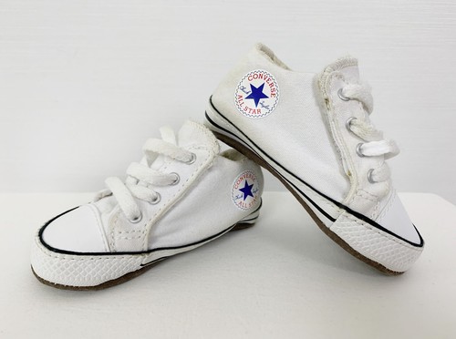 Converse Chuck Taylor Babies Toddlers All Star Lace Up Shoes Size UK 3 - Picture 1 of 10