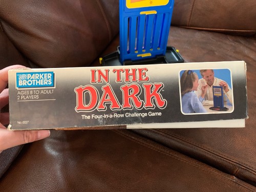 Vintage 1989 In The Dark The Four-in-a-Row Challenge Game- Parker Brothers - Picture 5 of 8