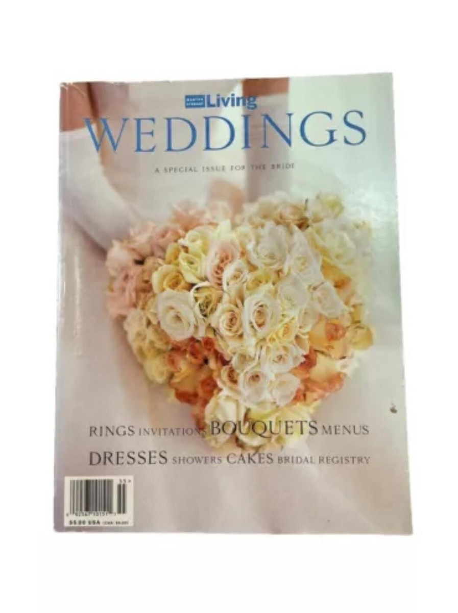 Martha Stewart Weddings 1995 - 2001, 10 Issues to choose from! | eBay