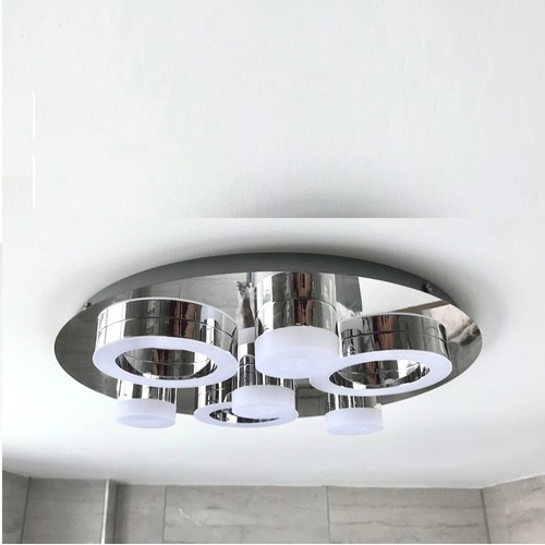 Plafoniera a led 33 watt lampadario da soffitto a 3 colorazione di luce lampada - Foto 5 di 6