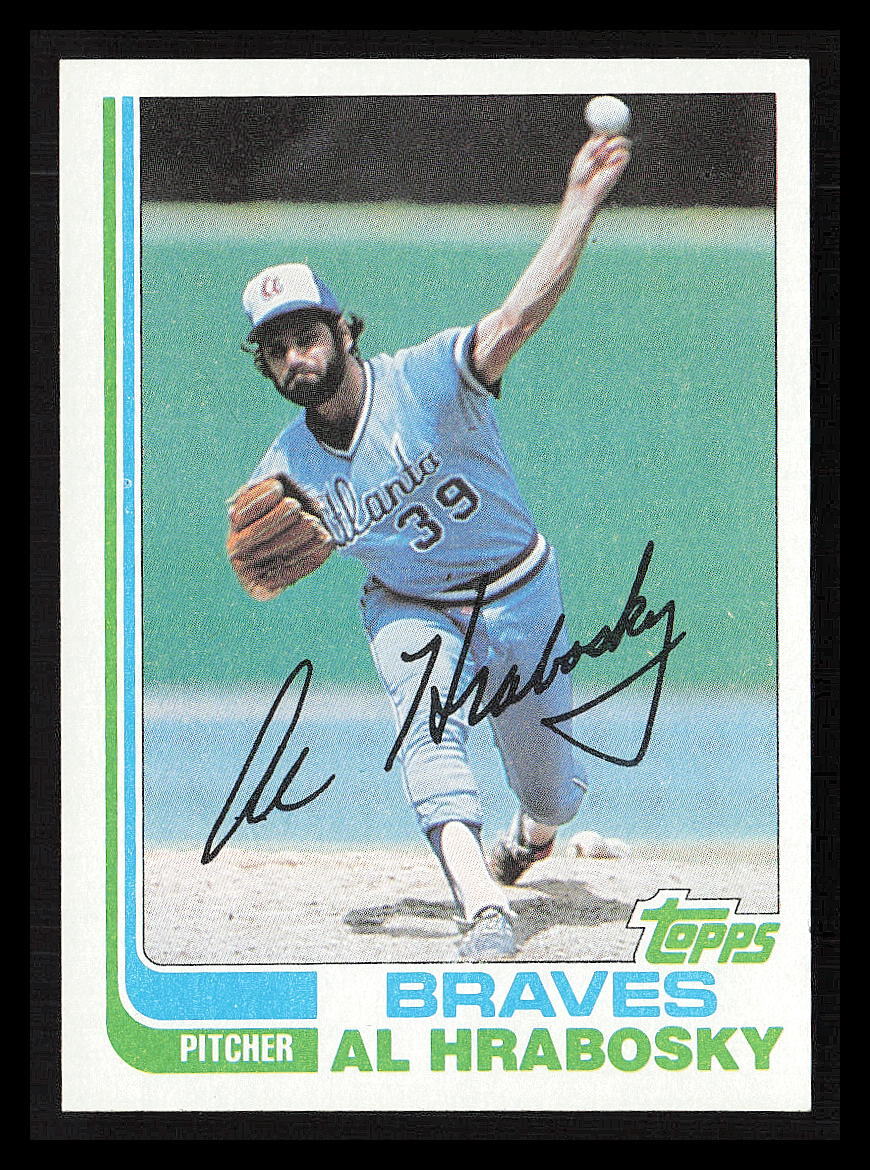 Al Hrabosky 1982 Topps #393 Atlanta Braves | eBay