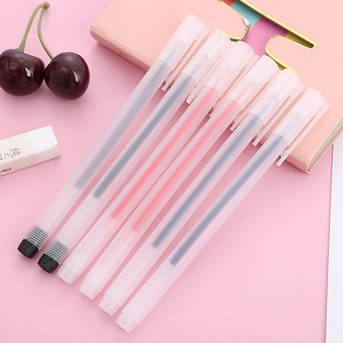 Transparent Frosted Gel Pen 0.5mm Bullet-Point Fountain-Pen LearnStationery 1/Yp - Bild 8 von 23