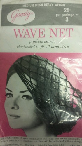 ¡Redes para el cabello/redes onduladas vintage! ¡Únicos artículos retro antiguos difíciles de encontrar! ¡BONITO! - Imagen 3 de 3