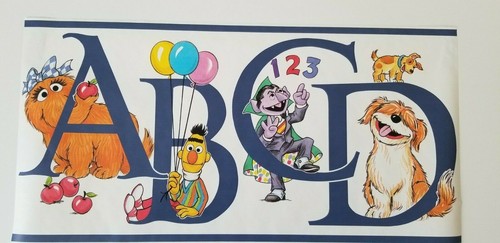 Sesame Street Alphabet Wallpaper by Child's Play Decorative Accents - Bild 2 von 10