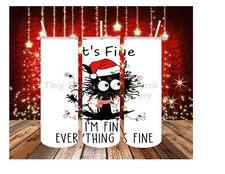 Funny Christmas themed 20 oz tumbler, CHOICE, Custom, stainless steel, FREE ship