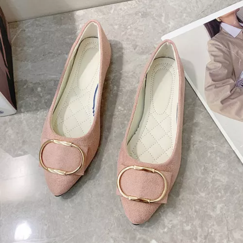Bequemer modischer eleganter Damenschuh rutschfest flache Schuhe Slipper flache Party - Bild 19 von 75