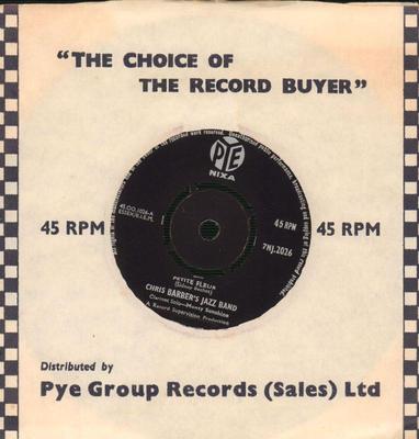 Chris Barber(7'' Vinyl)Petite Fleur / Bugle Boy March-Pye-7NJ 2026-UK-VG/VG