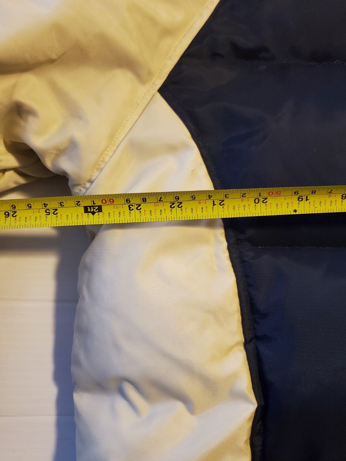 Starter Reversible Down Fill Jacket Navy Blue And… - image 14