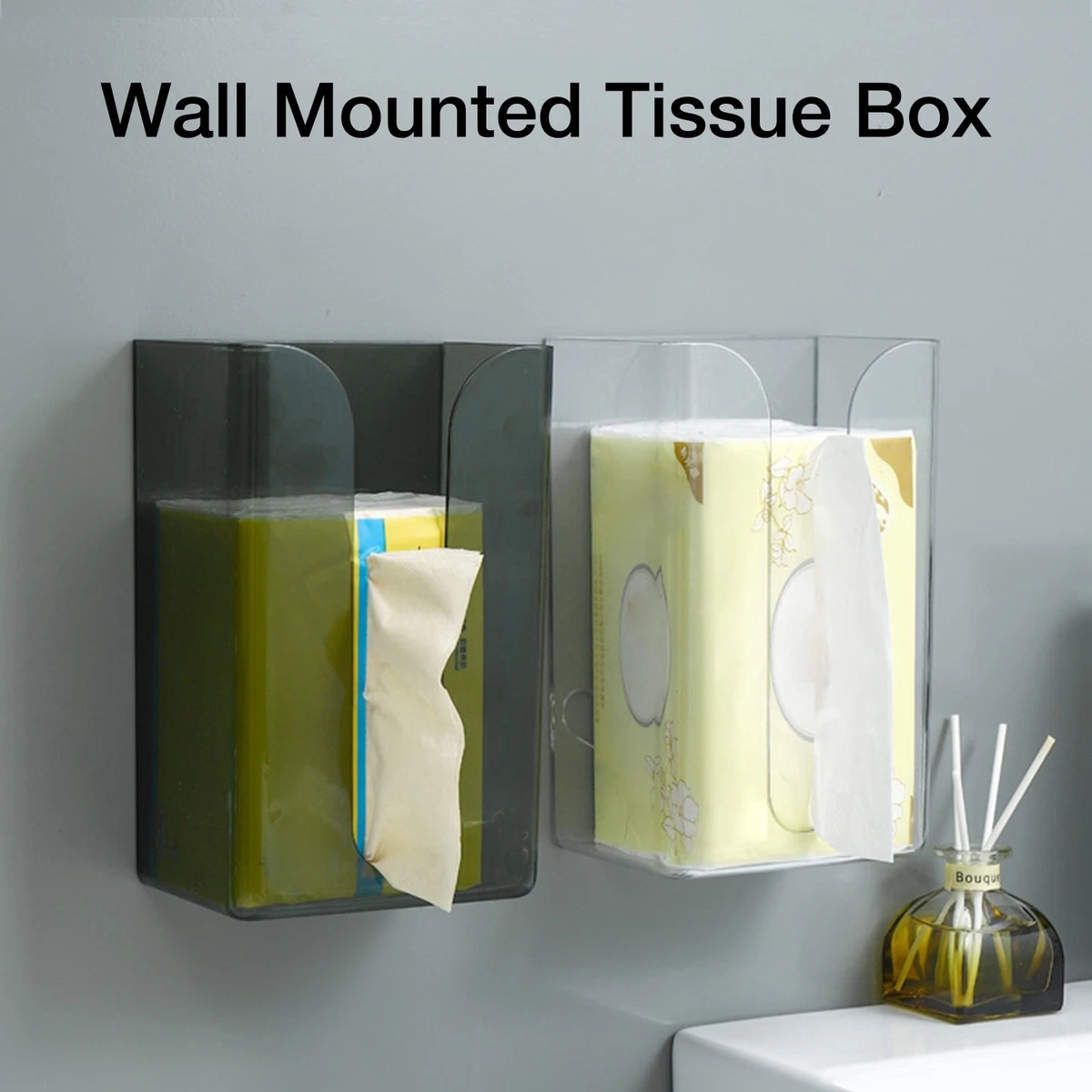 Shiny Tissue Box Elegant Napkin Holder for Living Room Bathroom Office Bar