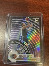 2020-21 Donruss Optic Luka Doncic T- Minus 3…2…1 Purple Holo Prizm #10 Mavericks