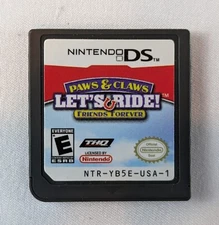 Paws & Claws Lets Ride Friends Forever (Nintendo DS) - Tested Working!