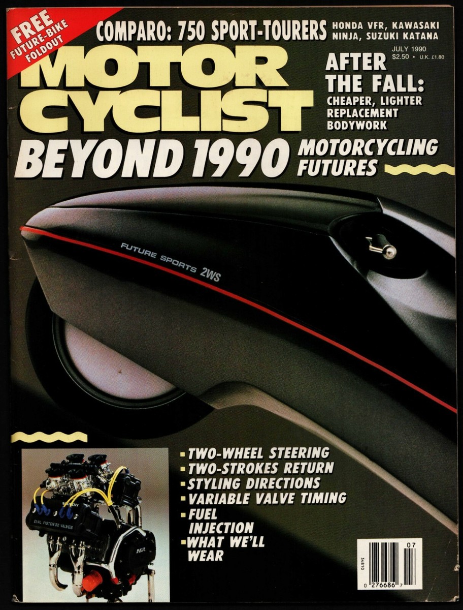 海外雑誌 JULY 1990 MOTORCYCLIST MAGAZINE, HONDA VFR750F, KAWASAKI