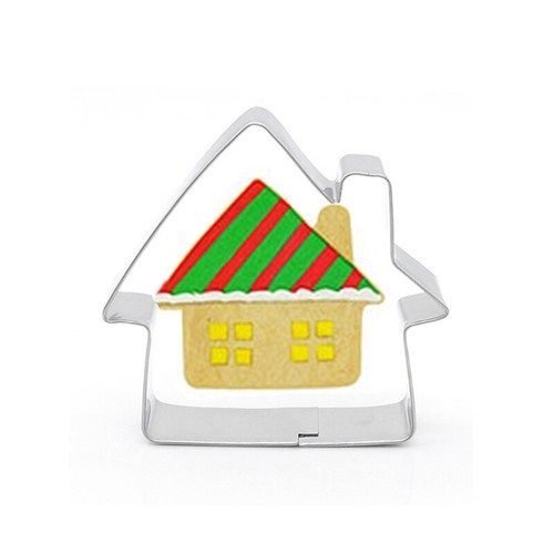 Stainless Steel Christmas Cookie Cutters 3D Cartoon Fondant Cake Mold Non-Stick - Picture 7 of 8