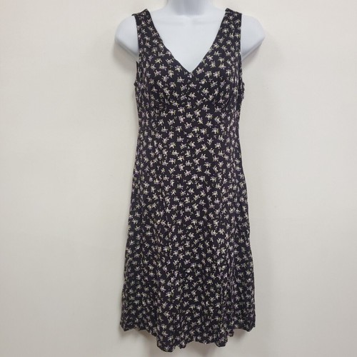 Moda International Womens Y2K Floral Babydoll Dress Size 6 Dark Cottagecore