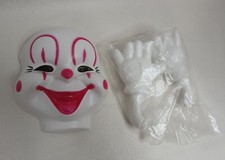 Fibre Craft Vintage Plastic Clown Face w/ Hands RARE 5" Brand New