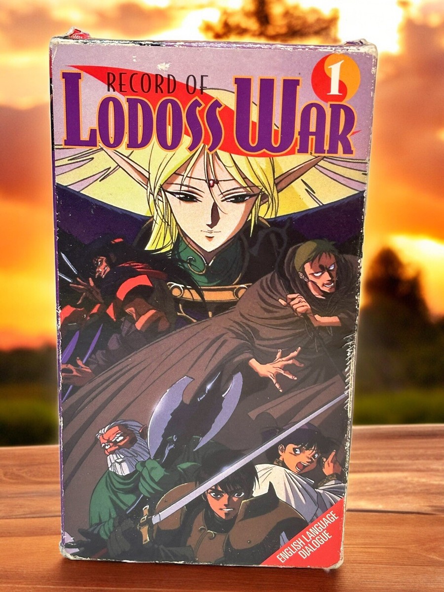 Record of Lodoss War, (VHS, 1995) U.S. Manga Corps English