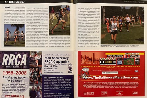 2008 Running Times Magazine May Matt Tegenkamp - Picture 10 of 24