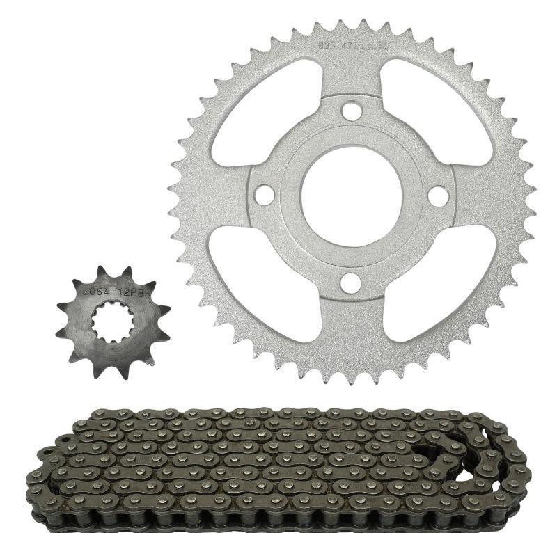 Kit chaîne MBK X-Power 50 transmission Top Perf pas 428 pignon 12 couronne 47 dents