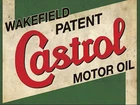 Castrol Motor Oil, Retro metal Sign vintage / man cave / Garage