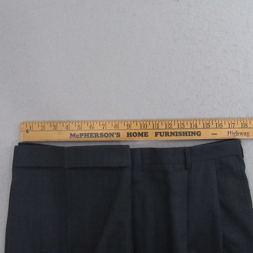 Hart Schaffner & Marx Mens Dillards 2 Piece Suit Size 46R 34x28 Blue Viracle - Picture 14 of 17