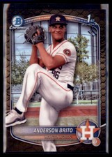 2025 Bowman Prospects Reptilian Anderson Brito Bowman 1st BP-98 Astros