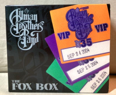 【45CD-BOX】ALLMAN BROTHERS BAND: 2011 BOX Allman Brothers Band FOX BOX 9/24,25,26/04 FOX THEATRE ATLANTA