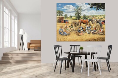 3D Straw Horse 28NAO Wall Stickers Vinyl Wallpaper Murals Trevor Mitchell Av