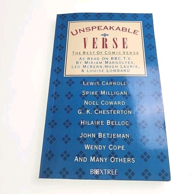 Unspeakable Verse Best Comic 1996 Paperback Book