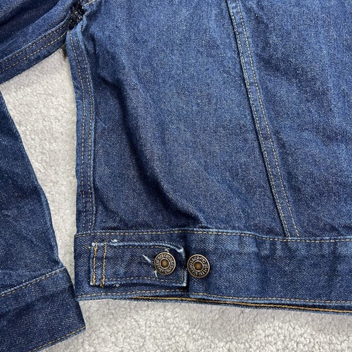 Vintage Levis Jean Jacket Women Large Trucker Type lll 76001 0214 Blue Denim USA - Picture 7 of 15